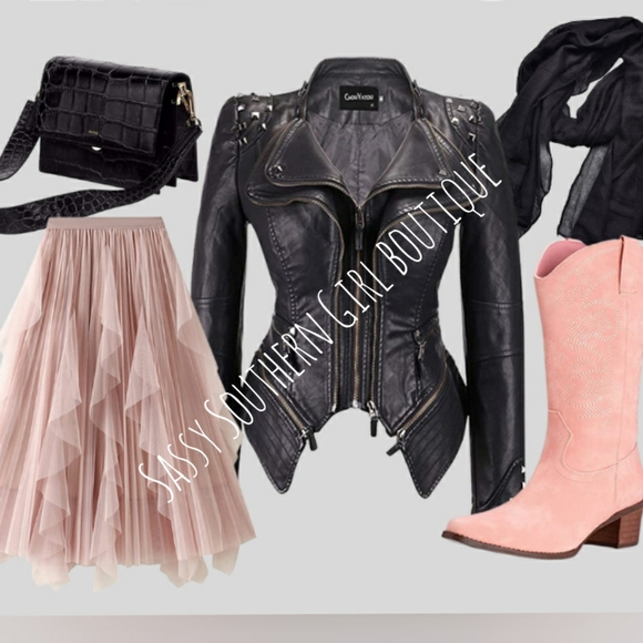 🆕⭐ Blush pink tulle midi skirt - Picture 7 of 13